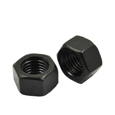Quenched And Tempered Carbon Black Heavy Hex Nut Steel ASTM A194 Grade 2HM