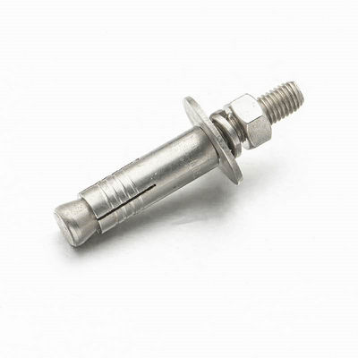SS304 Stainless Wedge Anchors Heavy Hex Bolts , Mechanical Expansion Anchors