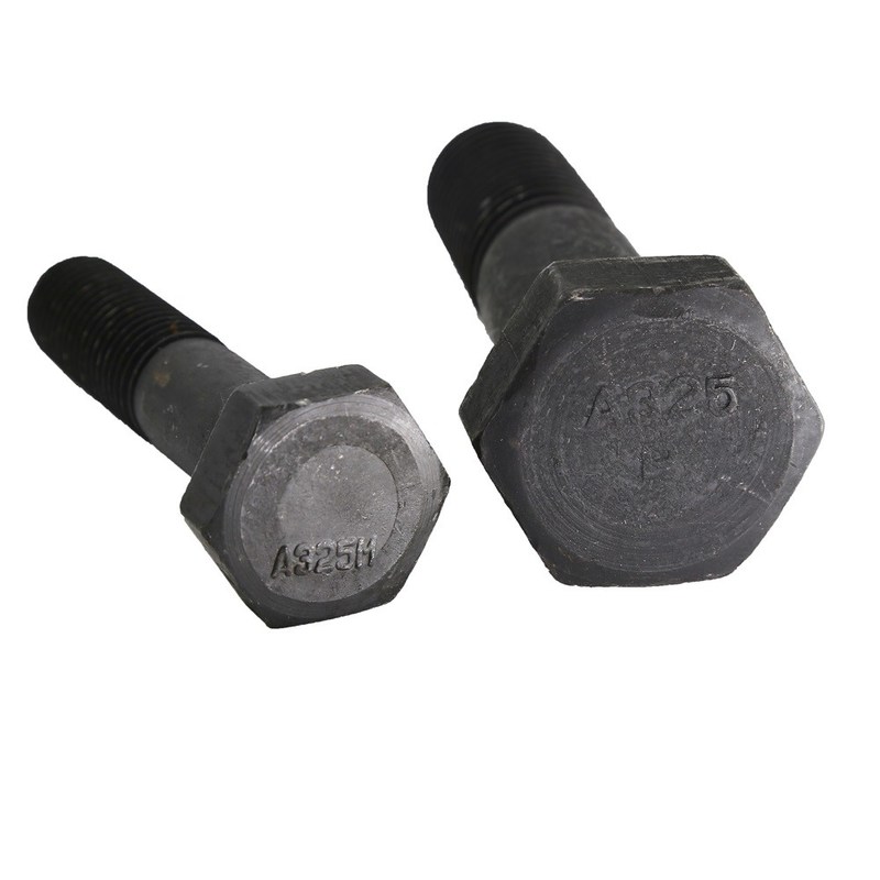 Type 3 Structural Black Color Heavy Hex Bolts C1045 Material