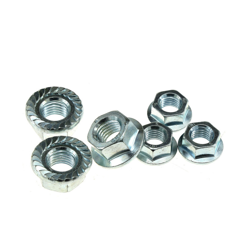 ANSI B18.2.4.4M Hex Flange Nuts Serrated Galvanized Grade 4 M16 Flange Nut