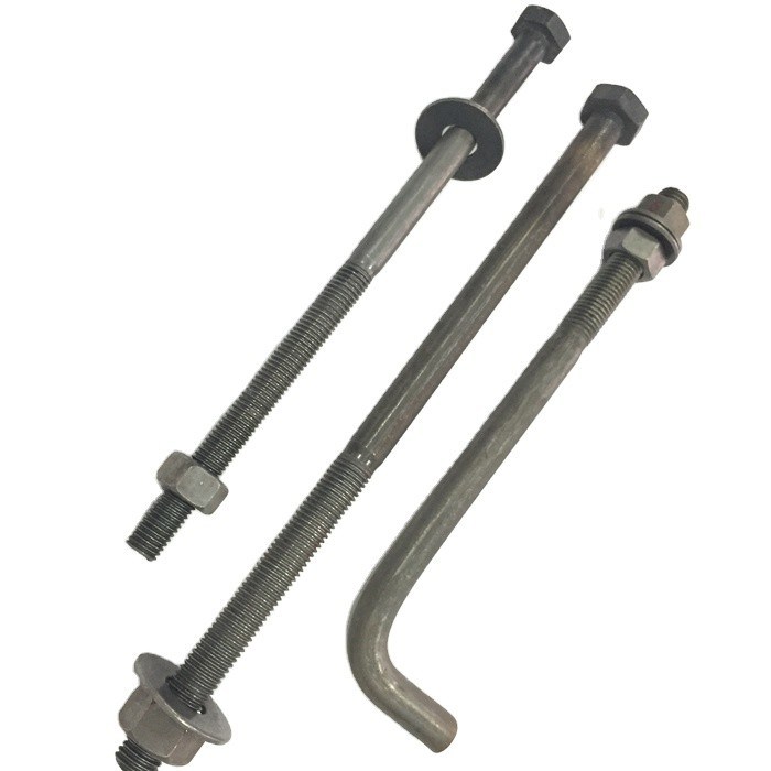 J429 Grade 2 Hardness Partial Thread Anchor J Threaded Stud Bolt With