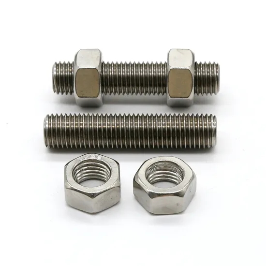 Stainless Steel 321 Plain Finish Threaded Stud Bolt ASTM A193 B8T Stud